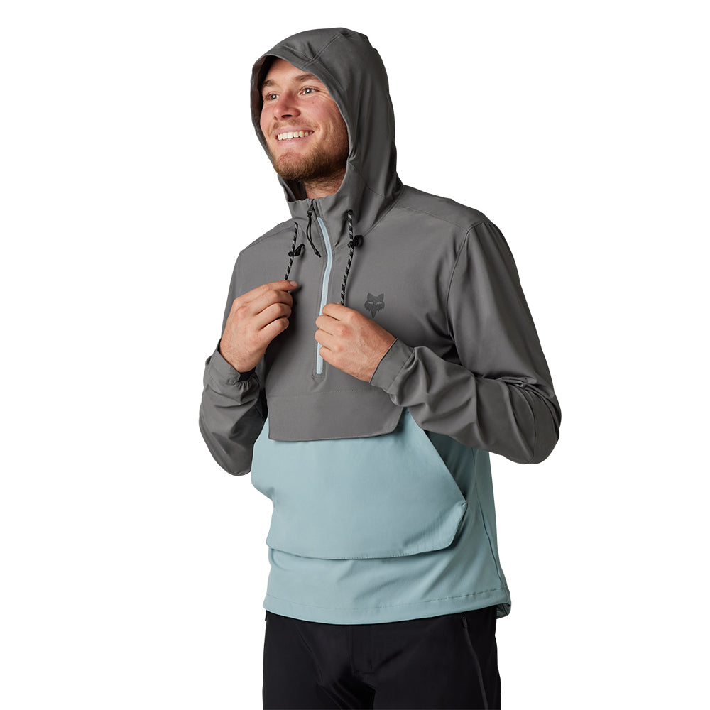 FOX RANGER WIND PULLOVER JACKET PEWTER Holeshot Motorcycles