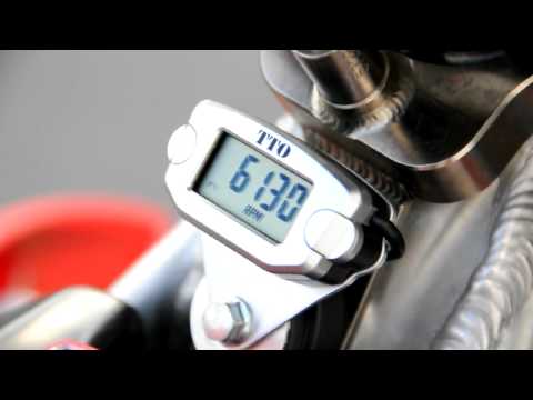 Trail Tech TTO - Tach / Hour Meter - Black
