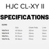 CL-XY II SIZING